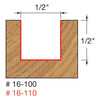 Freud Mortising Bit 1/4" SH, 1/2" D, 1/2" CL