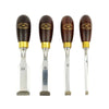 Crown Hand Tools 4-Piece Butt Chisel Set