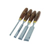 Crown Hand Tools 4-Piece Wood Chisel Set