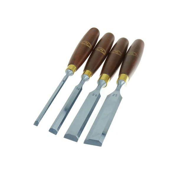 Crown Hand Tools 4-Piece Wood Chisel Set