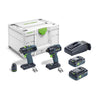 Festool TID 18 Impact Driver + T 18+3 Drill HPC 4,0I-Set