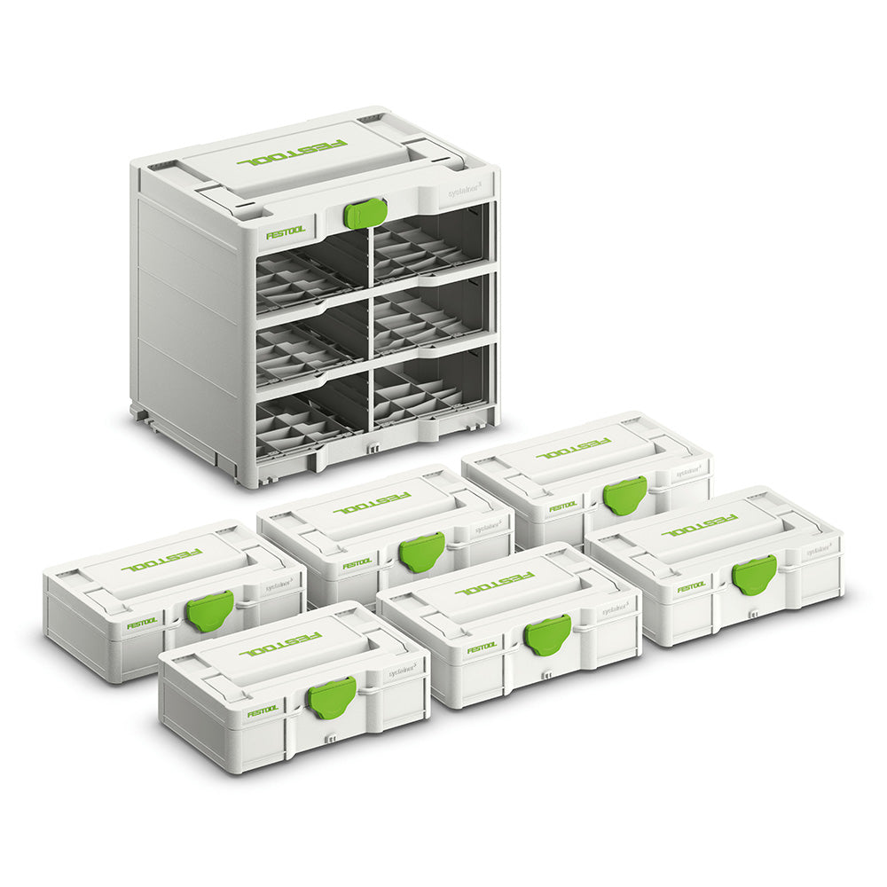 Festool Systainer3 Rack SYS3-RK/6 M 337-Set