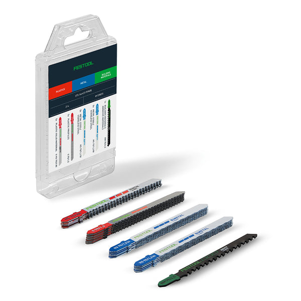 Festool Jigsaw Blade Set STS-Sort/21 P/M/B (21 Pack)