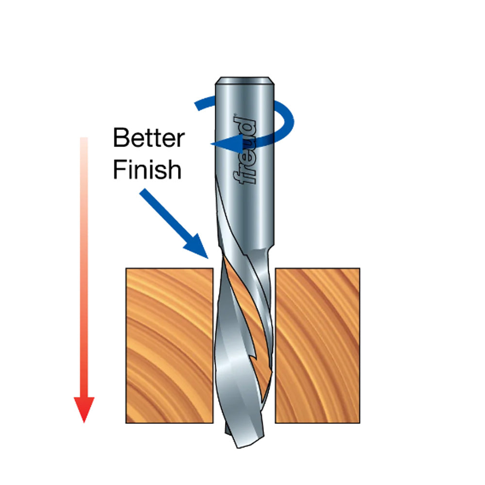 Freud Down Spiral Router Bit 1/2