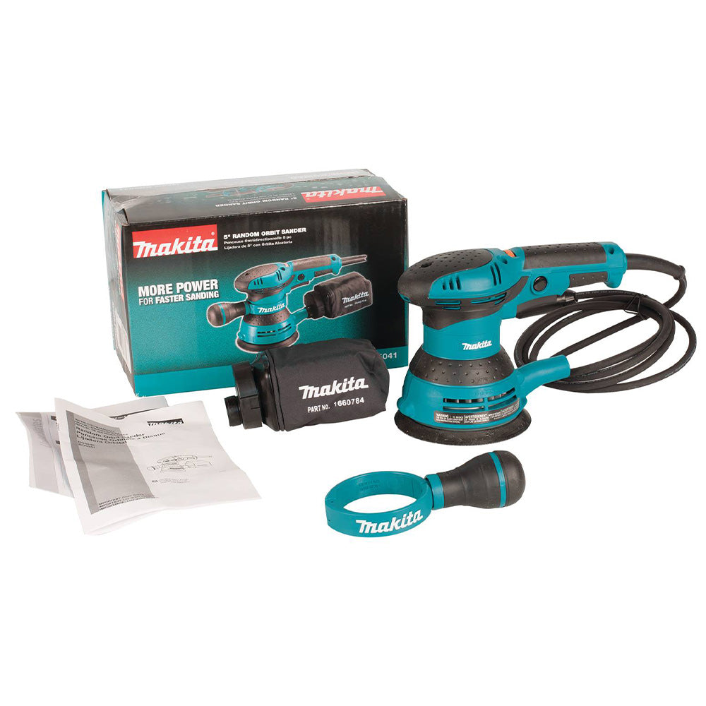 Makita BO5041 5” Random Orbit Sander, Variable Speed