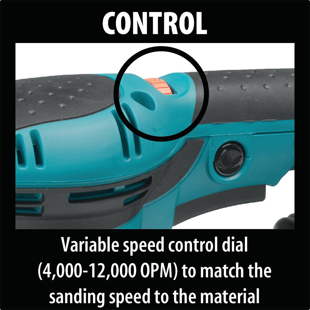 Makita BO5041 5” Random Orbit Sander, Variable Speed