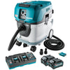 Makita GCV07PMU 80V max XGT Cordless 10 Gal. HEPA Dust Extractor Kit, AWS (4.0Ah)