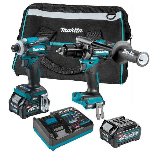 Makita GT200D 40V XGT Brushless Cordless 2-Piece Drill & Driver Combo Kit (2.5 Ah)