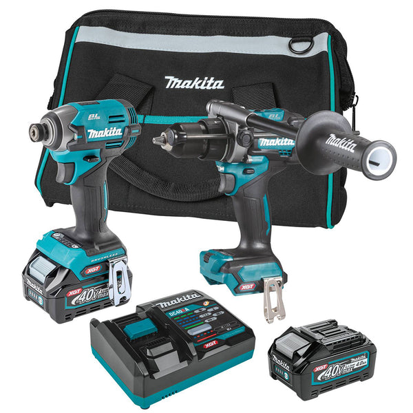 Makita GT201M1D1 40V XGT Cordless 2-Piece Drill & Driver Combo Kit (2.5 Ah/4.0 Ah)