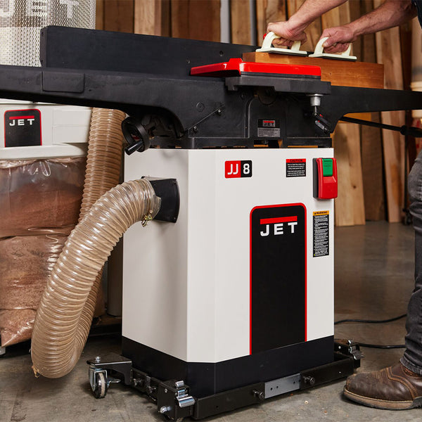 JET Black 8" Helical Head Jointer with Performance Coating