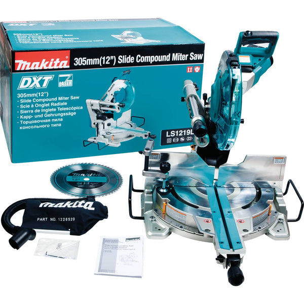 Makita LS1219L 12" Dual-Bevel Sliding Compound Miter Saw with Laser