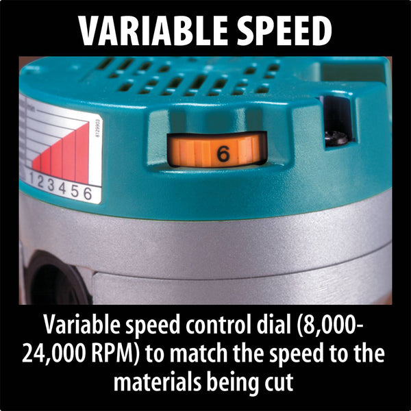 Makita RF1101KIT2 2.25hp Router Kit with Plunge Base