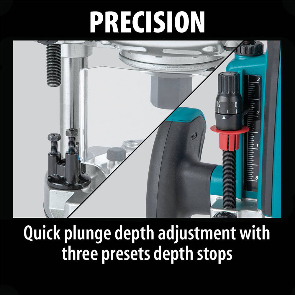 Makita RP2301FC 3.25hp Plunge Router with Variable Speed