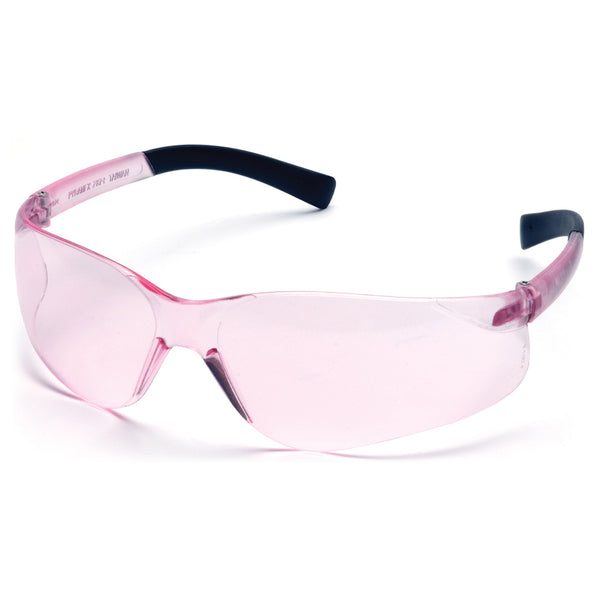 Pyramex Mini Ztek Frameless Safety Glasses - Pink Lens