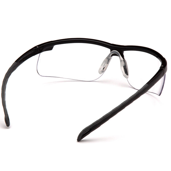 Pyramex Ever-Lite H2MAX Anti-Fog Half Frame Safety Glasses - Clear Lens