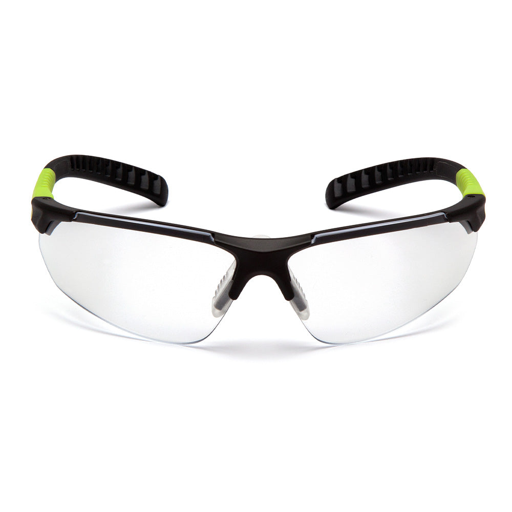 Pyramex Sitecore H2MAX Anti-Fog Half Frame Safety Glasses - Clear Lens