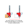 Freud Rounding Over Bit 1/4" Shank x 1/2" Radius