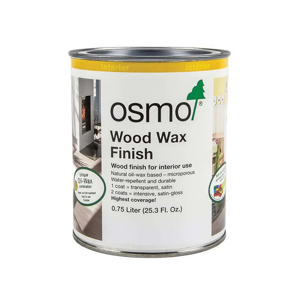 OSMO Wood Wax Finish Transparent Color Tones - 0.75L