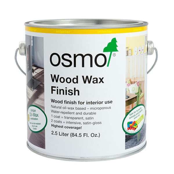 OSMO Wood Wax Finish Transparent Color Tones - 2.5L