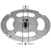 Festool OF 2200 Router Template (1/2" OD / 13/32" ID)