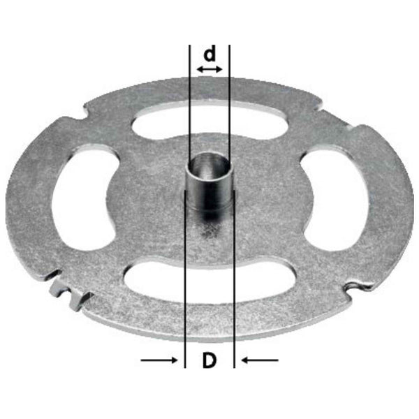 Festool OF 2200 Router Template (1/2" OD / 13/32" ID)